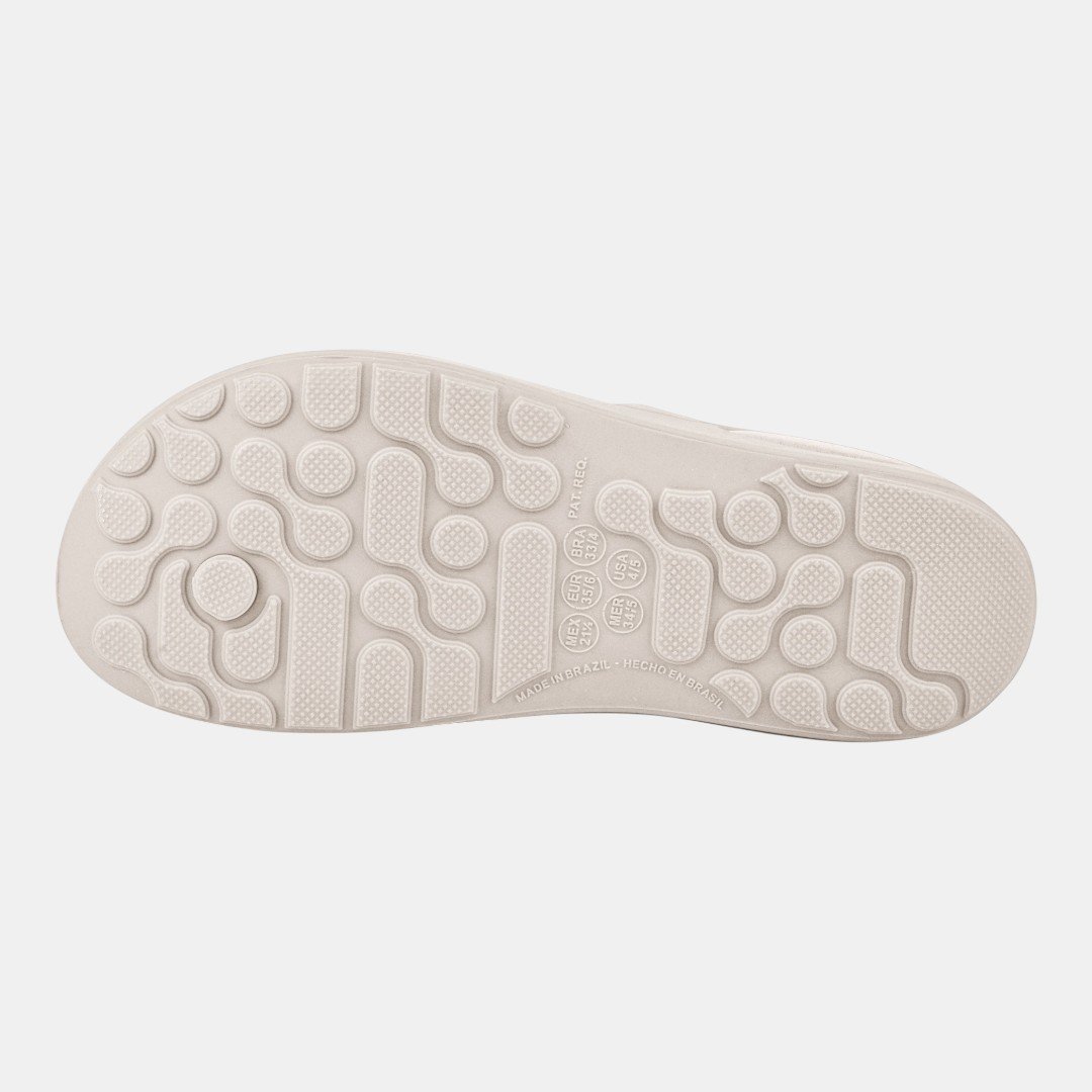 Chinelo Boa Onda Lilly Feminino Off White Branco 4