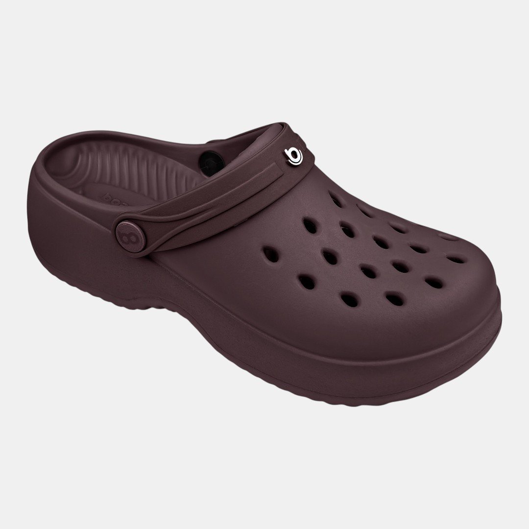 Babuche Plataforma Boa Onda Bella Feminino Roxo Roxo 3