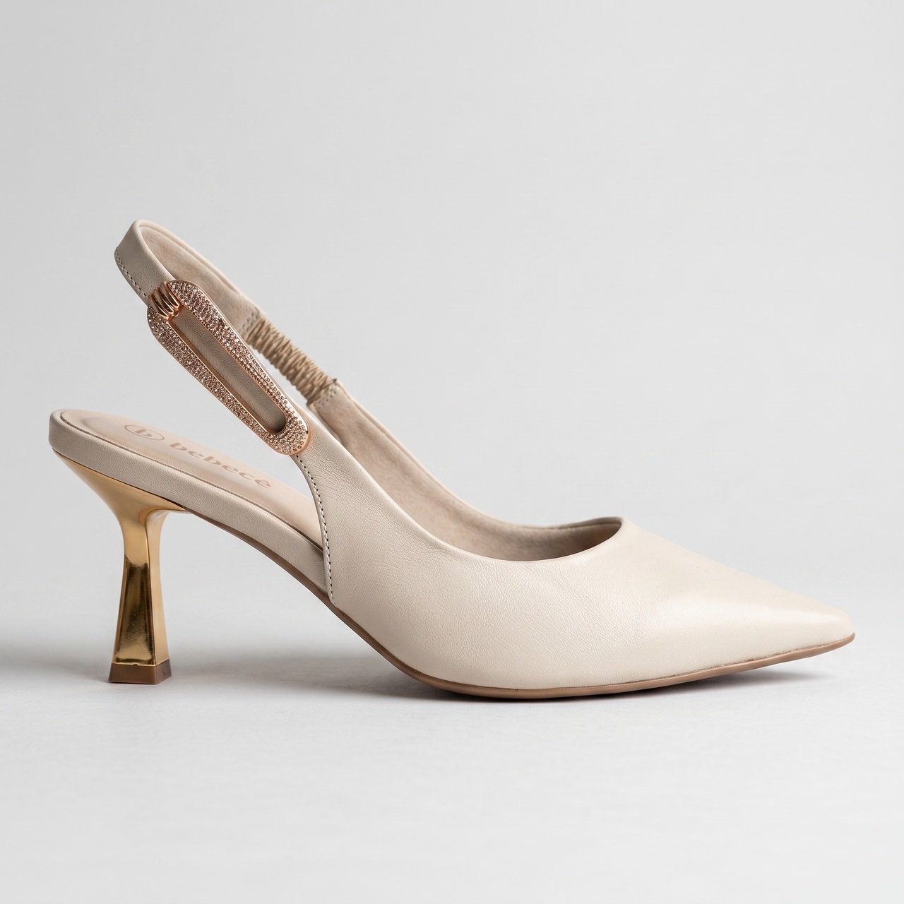 Scarpin Slingback Bebecê Off White