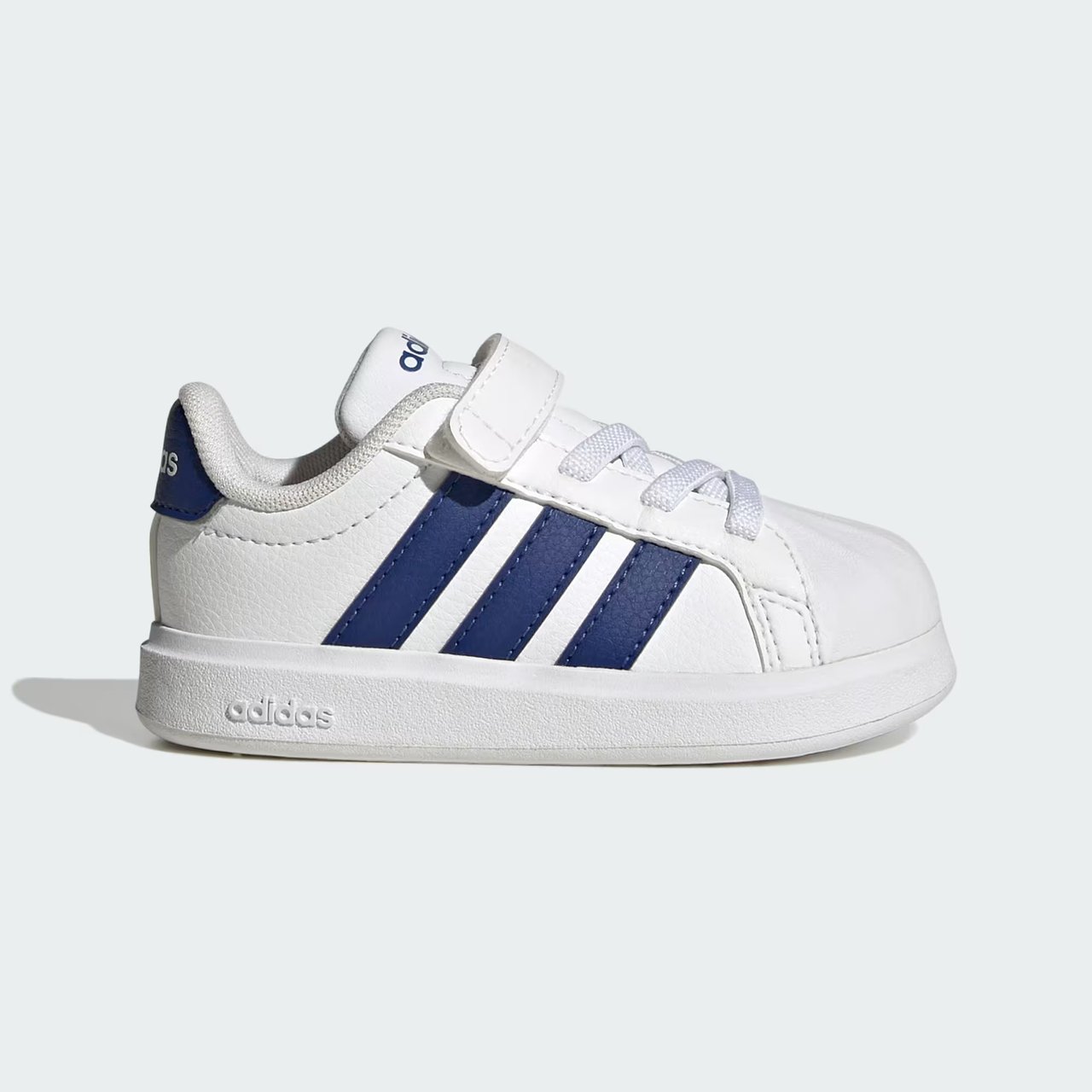 Tênis Adidas Streettalk Infantil para Bebês Branco com Azul