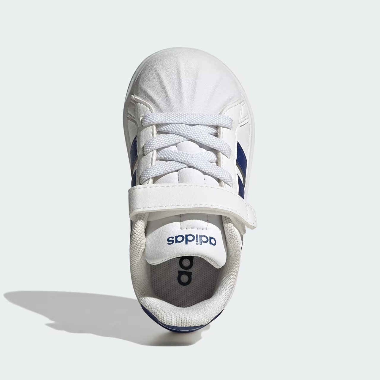 Tênis Adidas Streettalk Infantil para Bebês Branco com Azul Branco 3