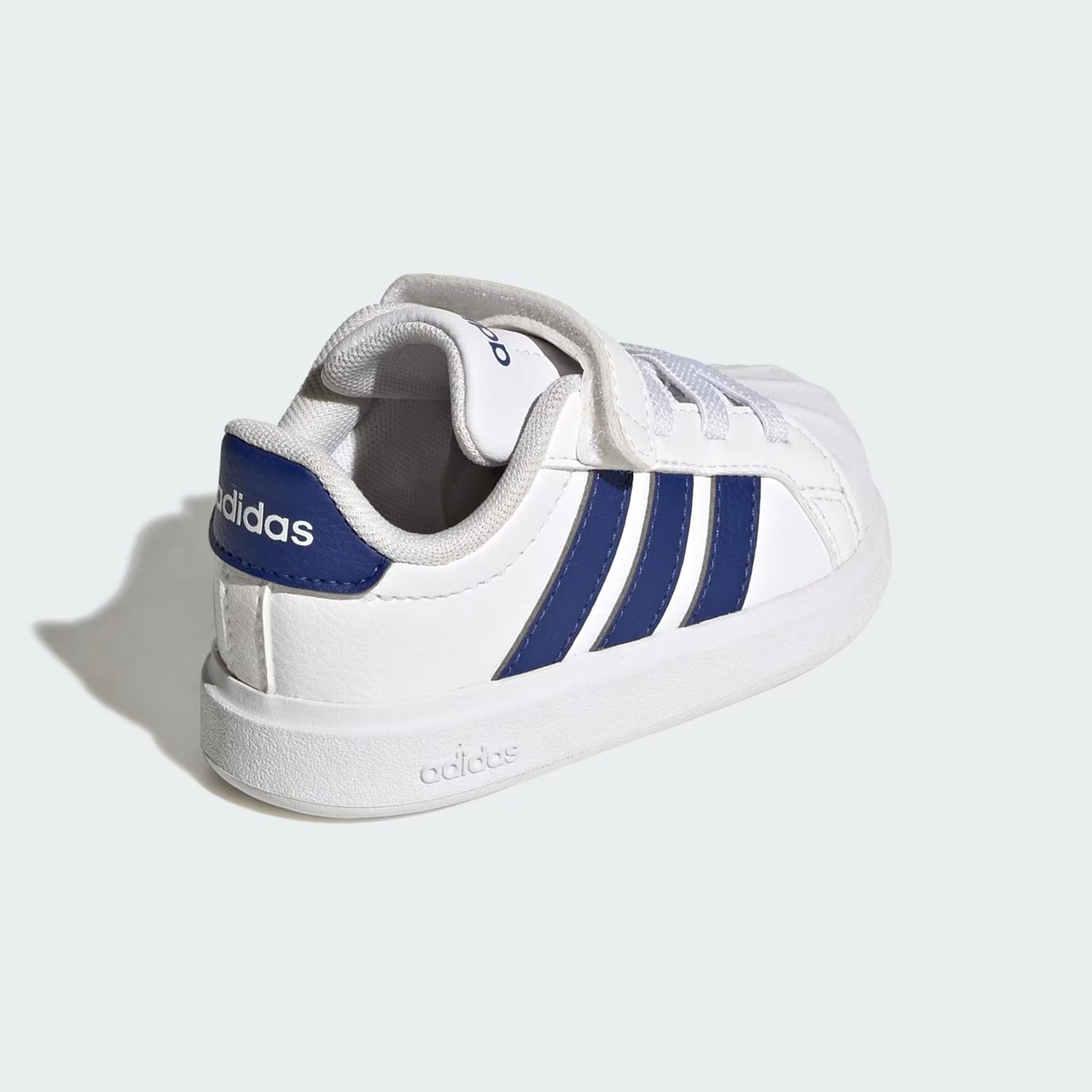 Tênis Adidas Streettalk Infantil para Bebês Branco com Azul Branco 5