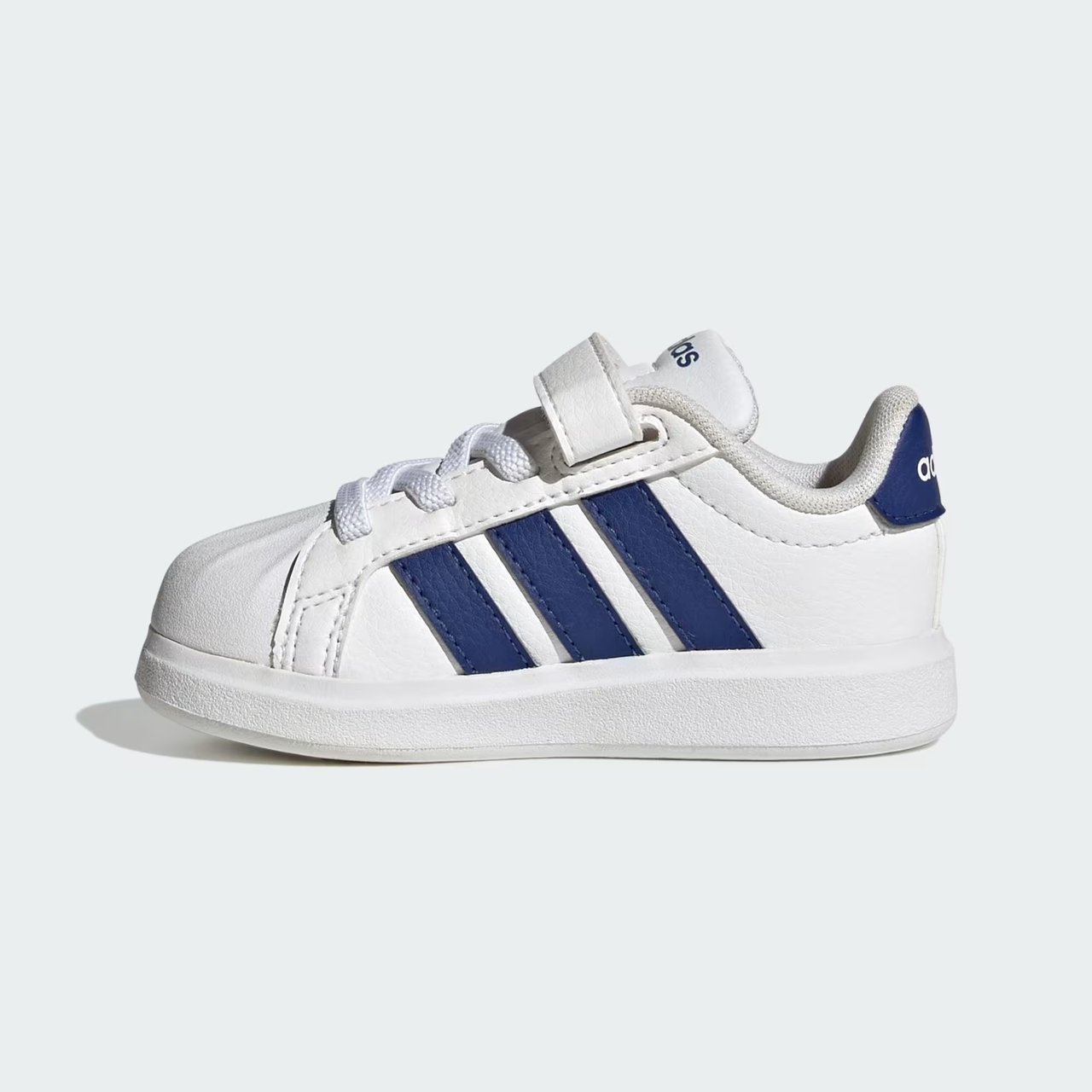 Tênis Adidas Streettalk Infantil para Bebês Branco com Azul Branco 6