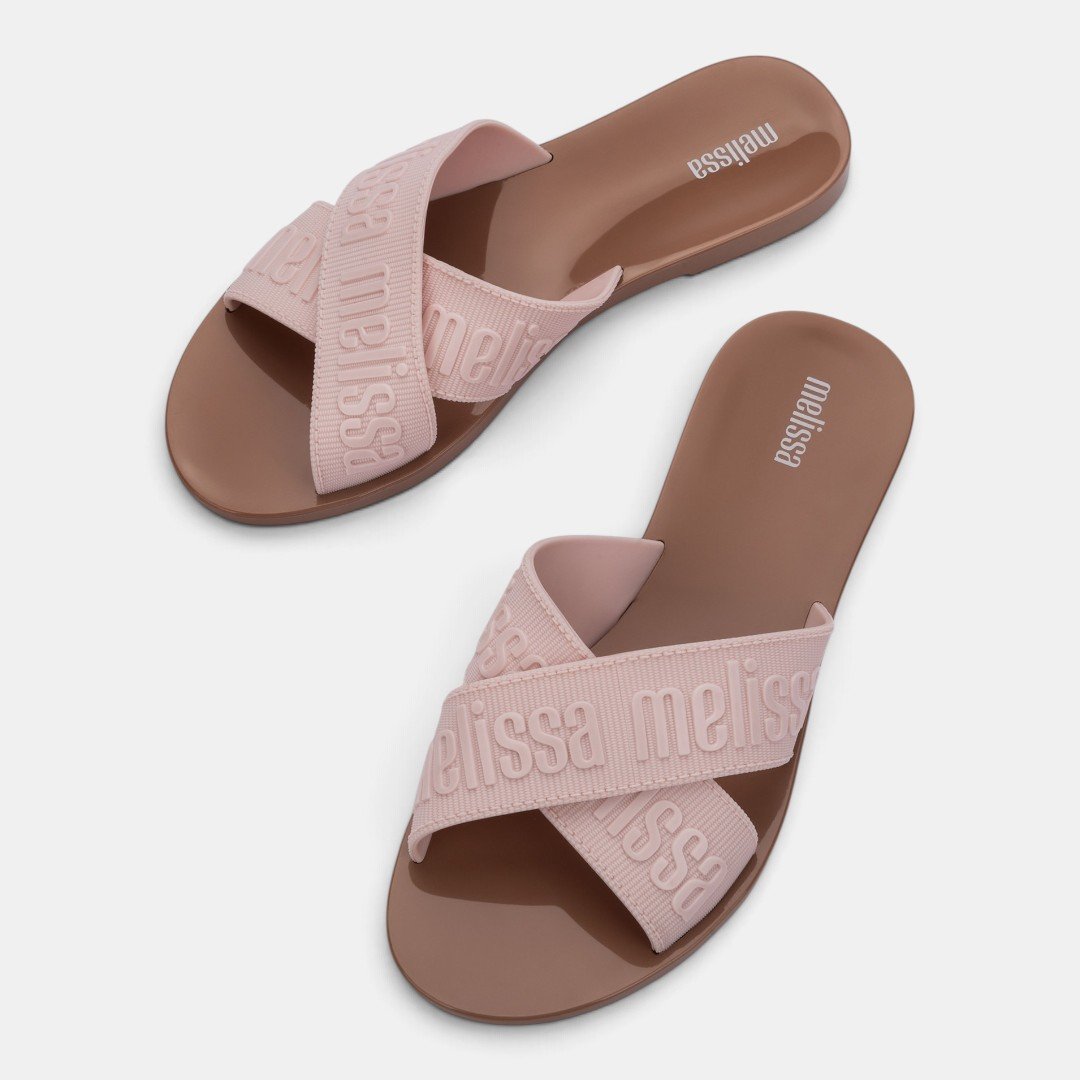 Chinelo Melissa M-Lover Slide Rosa Rosa 2