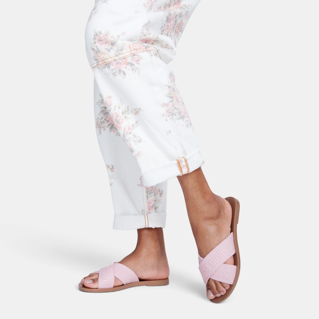 Chinelo Melissa M-Lover Slide Rosa Rosa 3