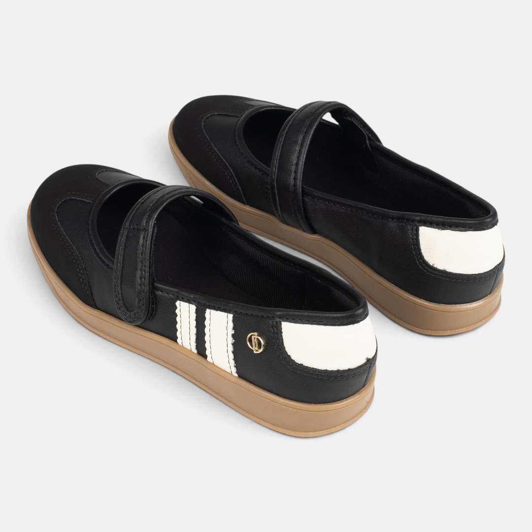 Tênis Casual Dakota Mary Jane Feminino Preto Preto 7