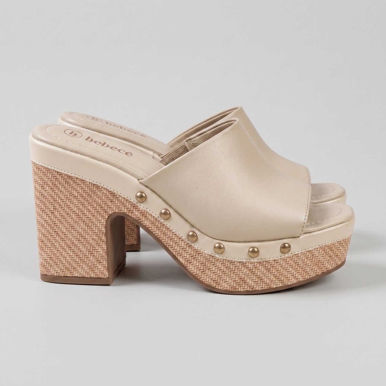 Tamanco Mule Bebecê Feminino Off White Bege 3