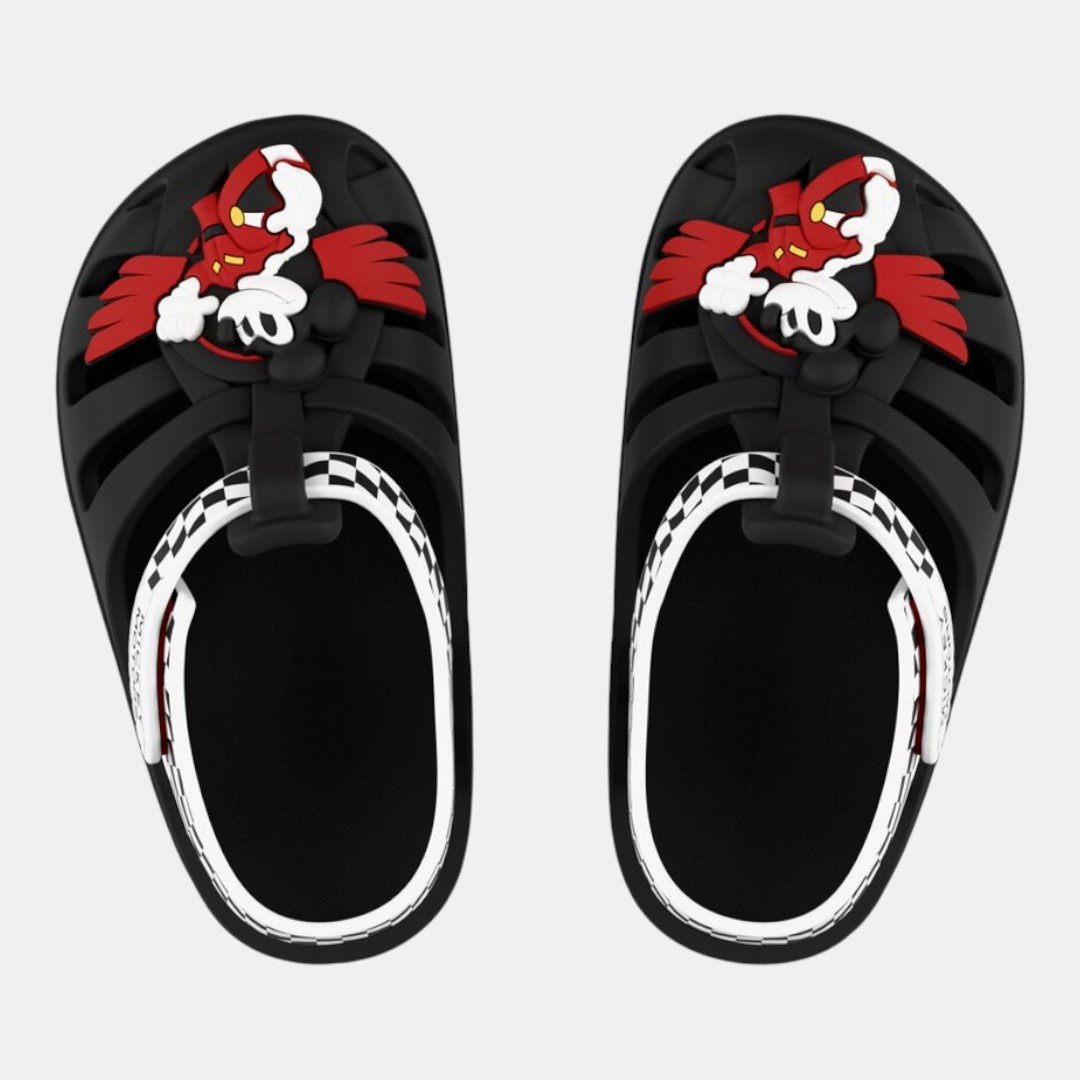 Sandália de Bebê Disney Magic Mickey Grendene Kids Preta Preto 3