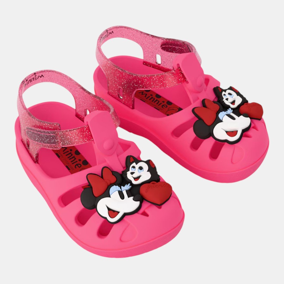Sandália de Bebê Rosa Minnie Disney Magic Grendene Kids Rosa 2