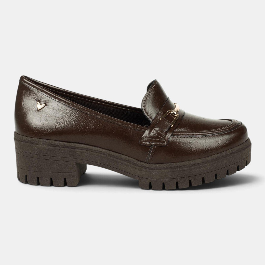 Sapato Loafer Mississipi Feminino Marrom
