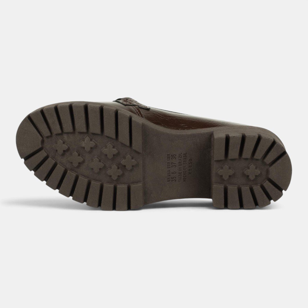 Sapato Loafer Mississipi Feminino Marrom Marrom 5