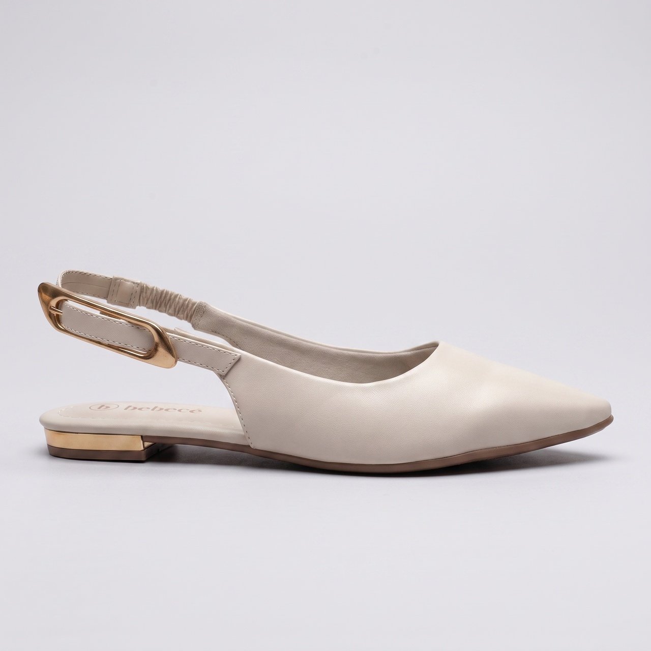 Sapatilha Slingback Bebecê Off White