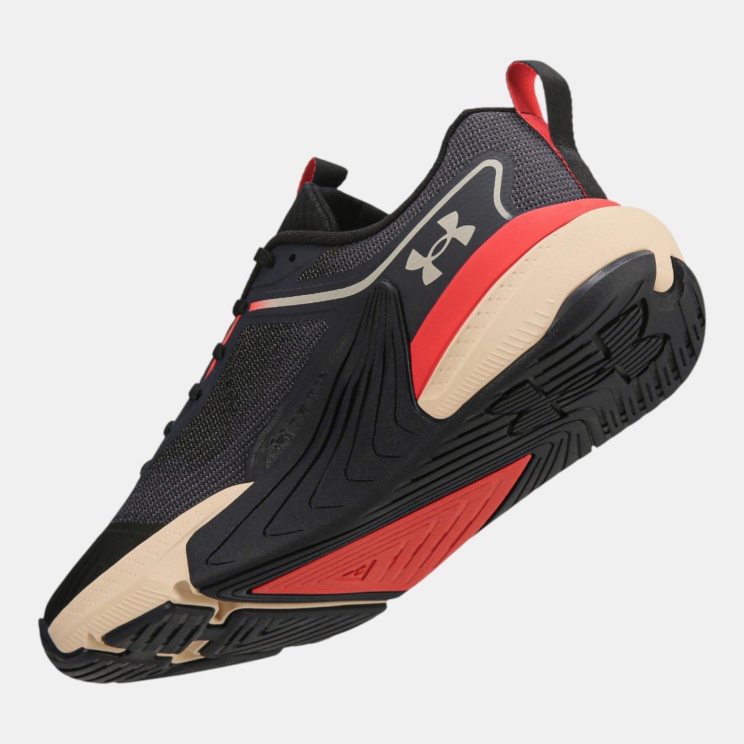 Tênis Under Armour Tribase Reps 3 Preto com Vermelho Preto 6