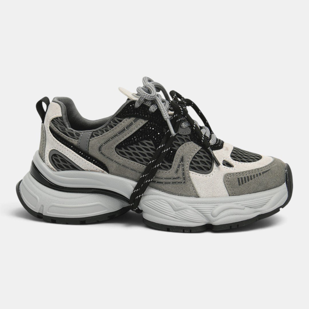 Tênis Via Marte Feminino Cinza com Preto