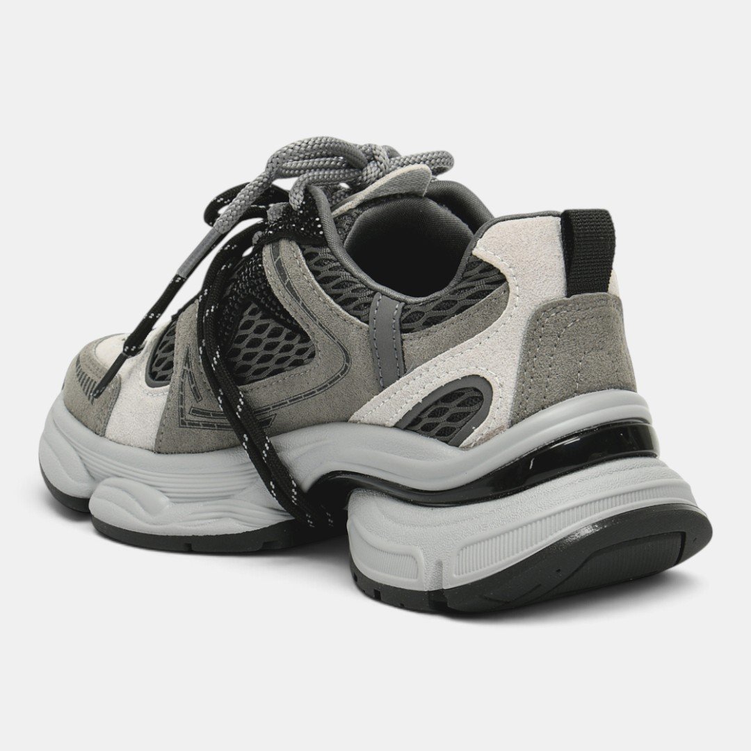 Tênis Via Marte Feminino Cinza com Preto Cinza 3