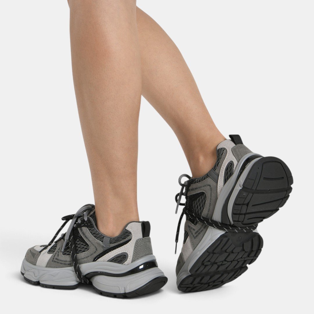 Tênis Via Marte Feminino Cinza com Preto Cinza 7