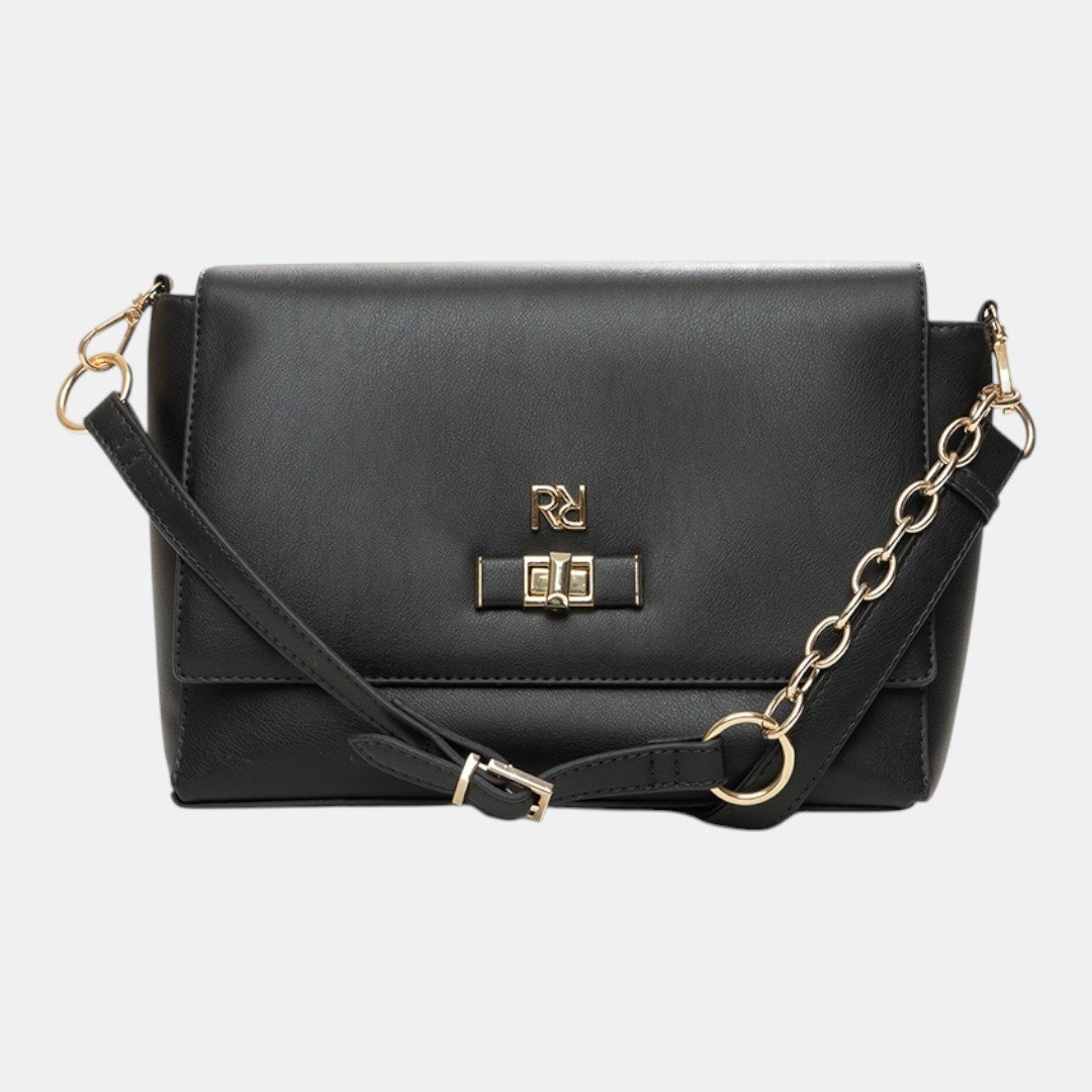Bolsa Shoulder Rafitthy Feminina Preta