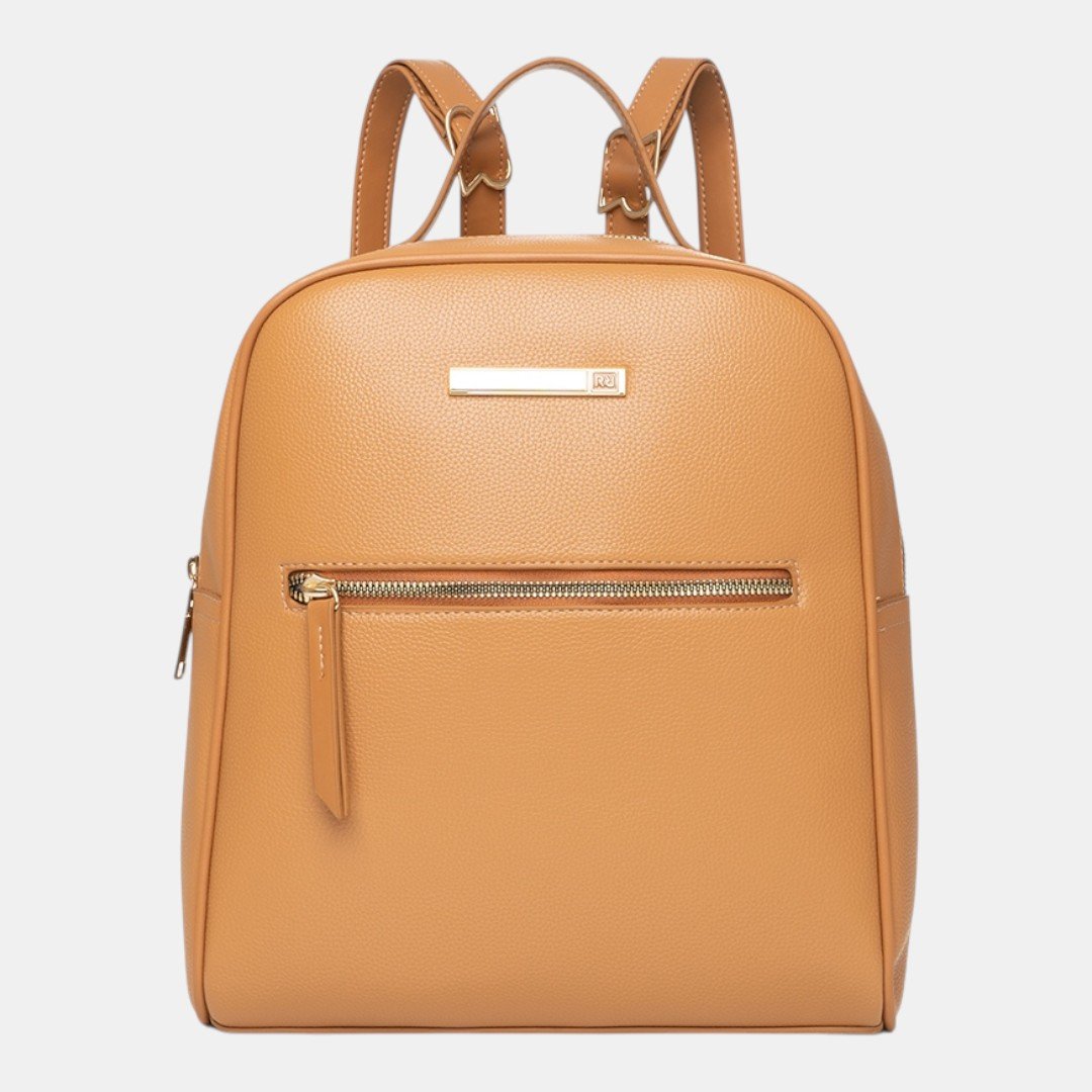 Mochila Rafitthy Signature Monogram Caramelo