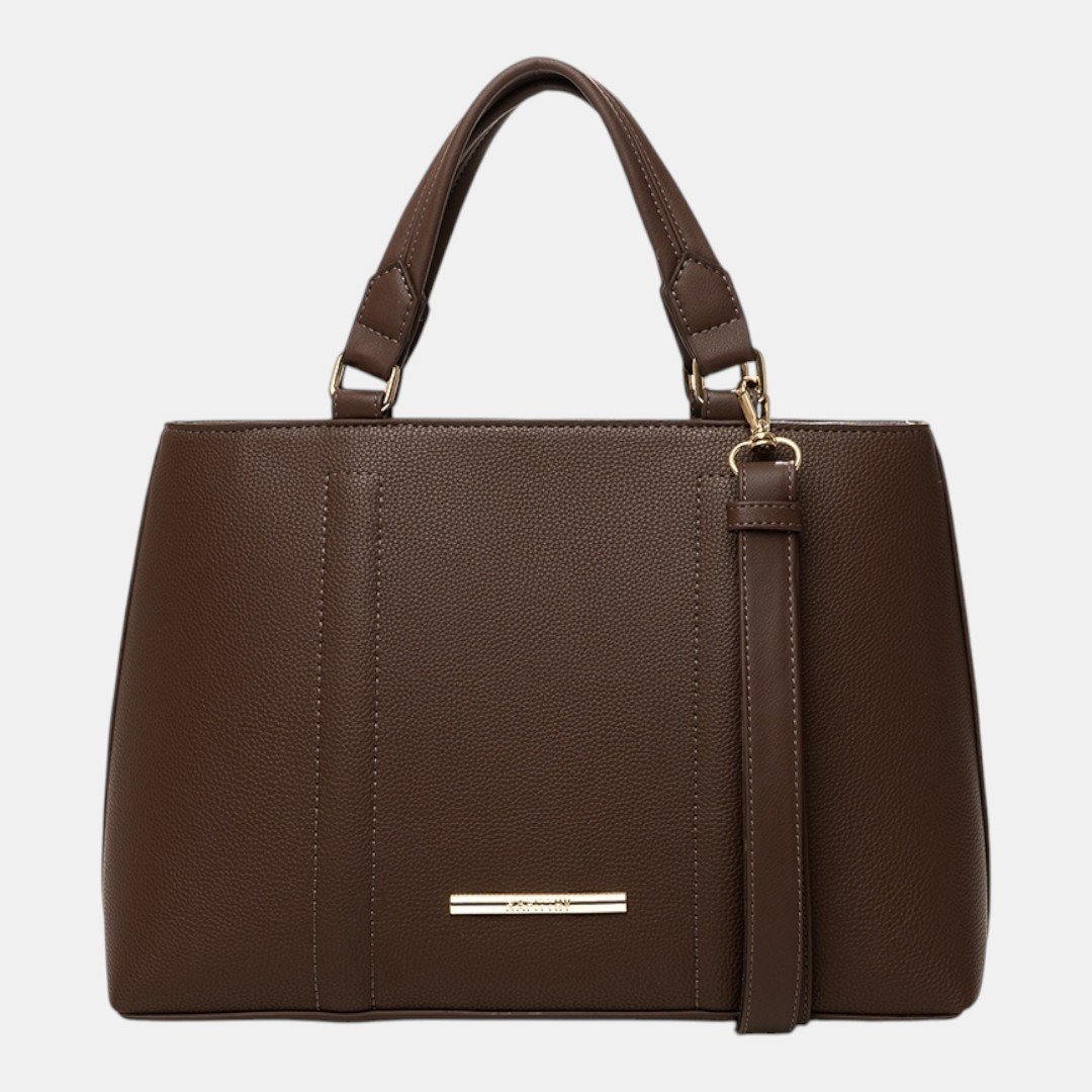 Bolsa Rafitthy Satchel Classic Chic Marrom