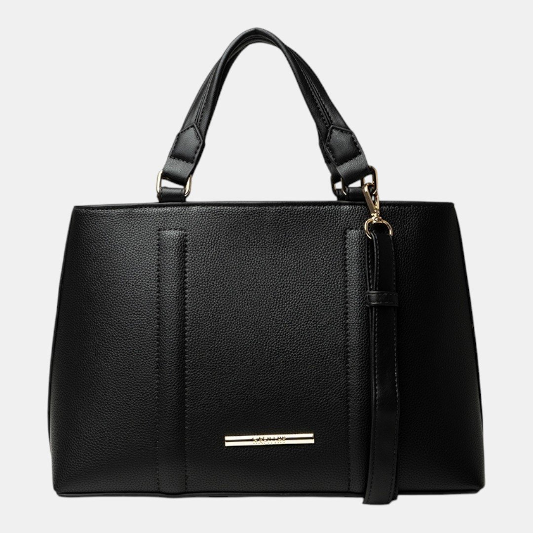 Bolsa Rafitthy Satchel Classic Chic Preta