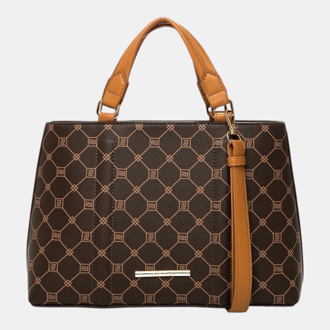Bolsa Rafitthy Satchel Classic Chic Marrom