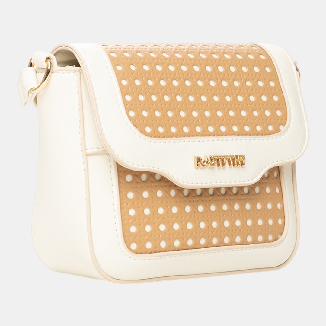 Bolsa Rafitthy Crossbody Summer Chic Off White Bege/Branco 3