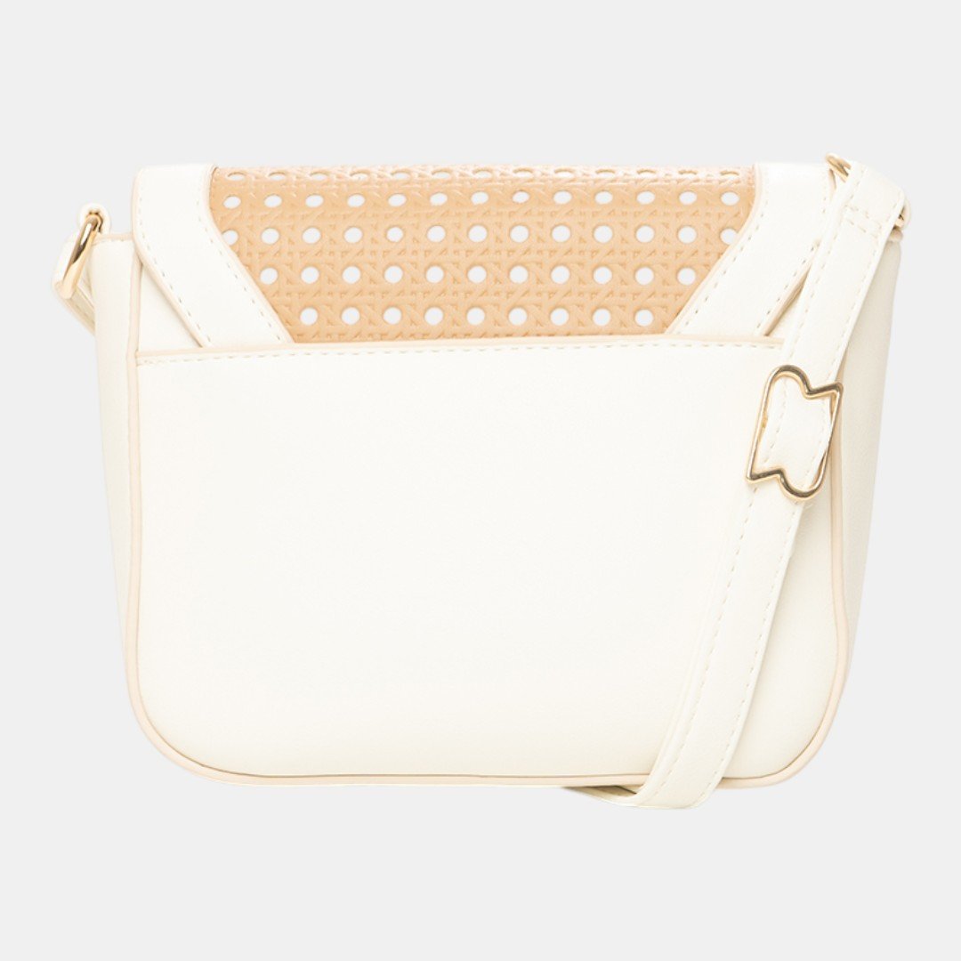 Bolsa Rafitthy Crossbody Summer Chic Off White Bege/Branco 4