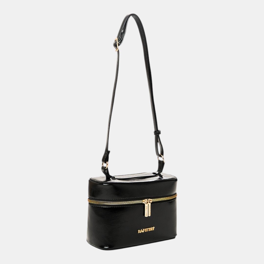 Mini Bolsa Rafitthy Beauty Case Glam Preta Preto 3