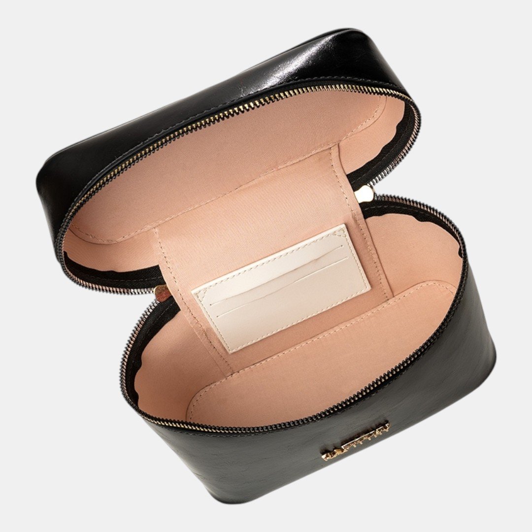 Mini Bolsa Rafitthy Beauty Case Glam Preta Preto 5