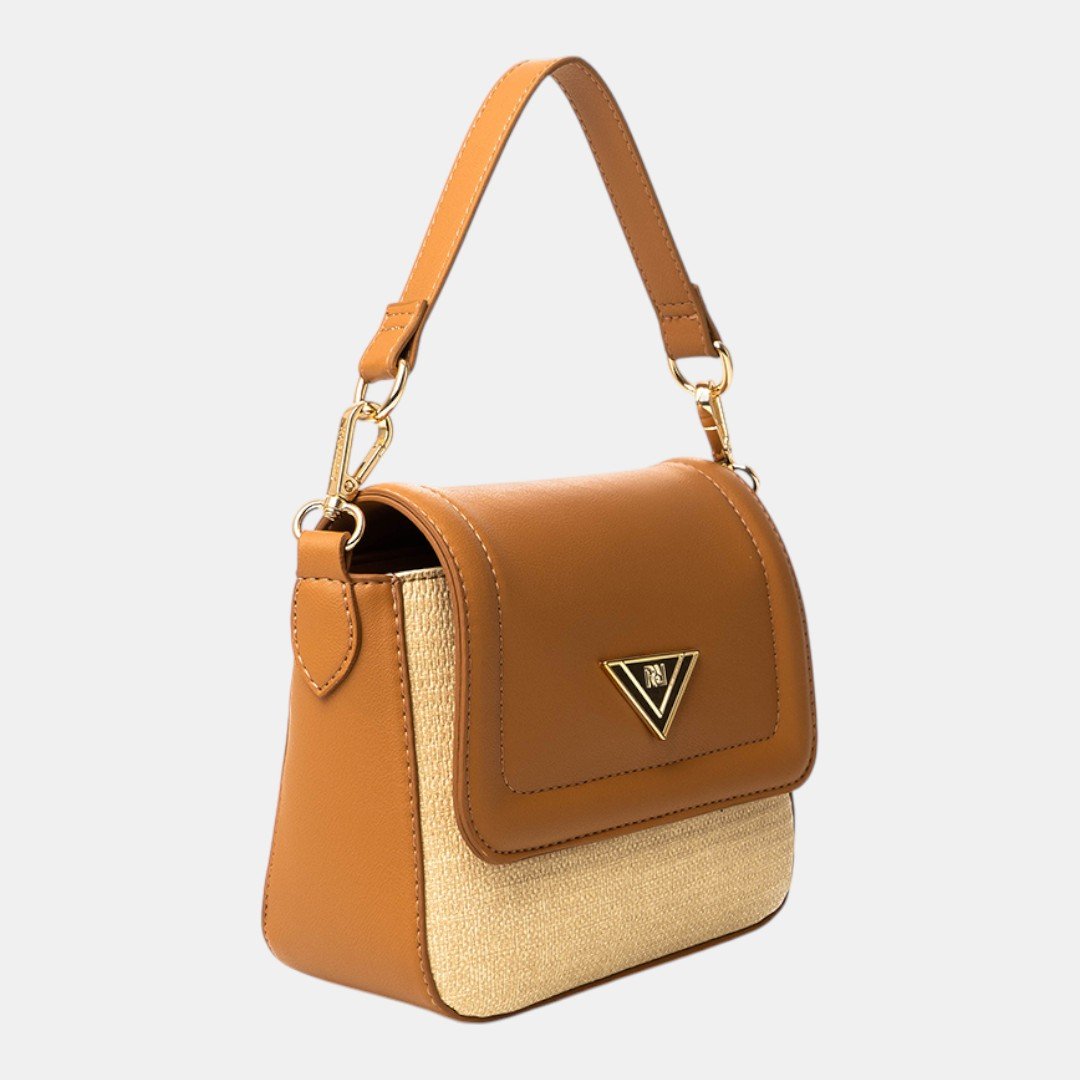Bolsa Rafitthy Crossbody Street Glam Caramelo Bege 3