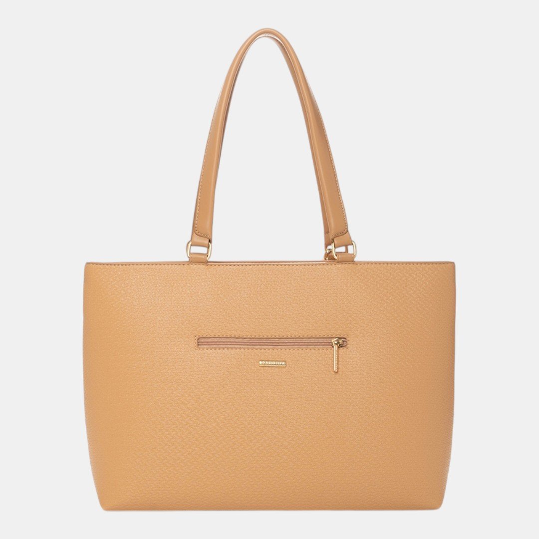 Bolsa Rafitthy Tote Office Chic Bege Bege 4