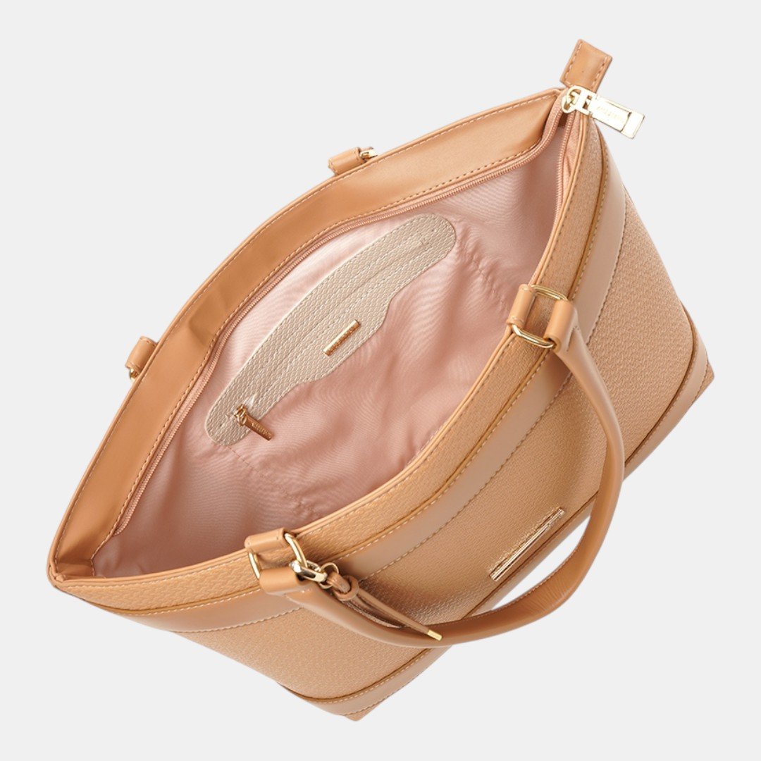 Bolsa Rafitthy Tote Office Chic Bege Bege 5