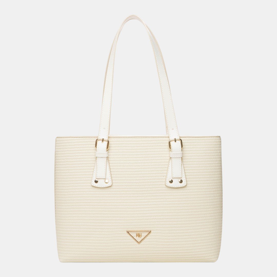 Bolsa Rafitthy Tote Elegance Off White