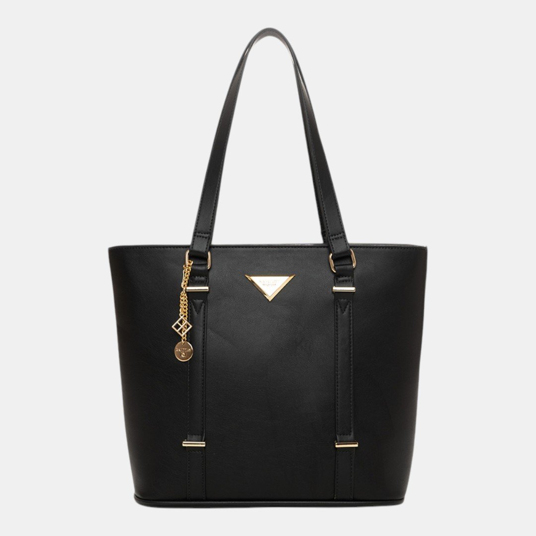 Bolsa Rafitthy Tote Signature Tassel Preta