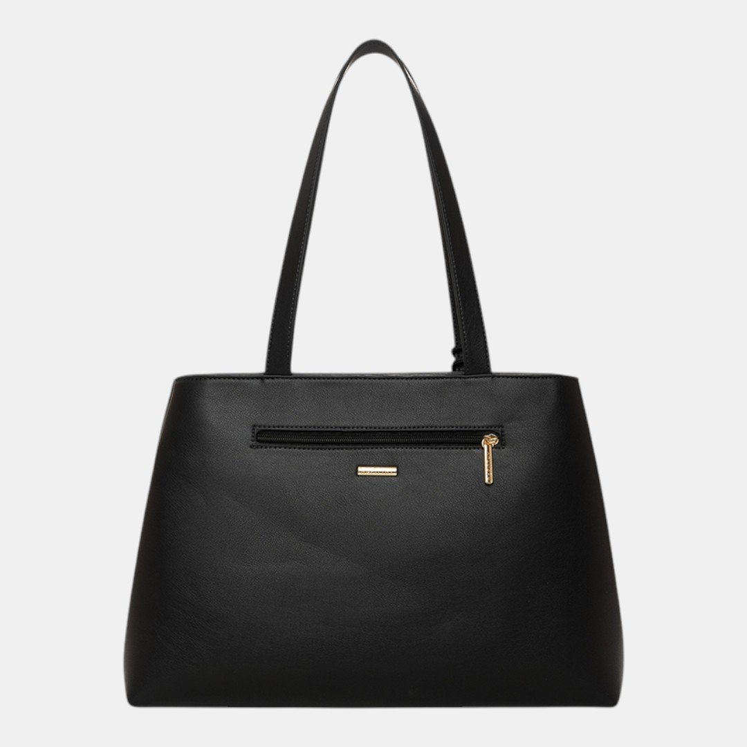 Bolsa Rafitthy Tote Signature Charm Preta Preto 3