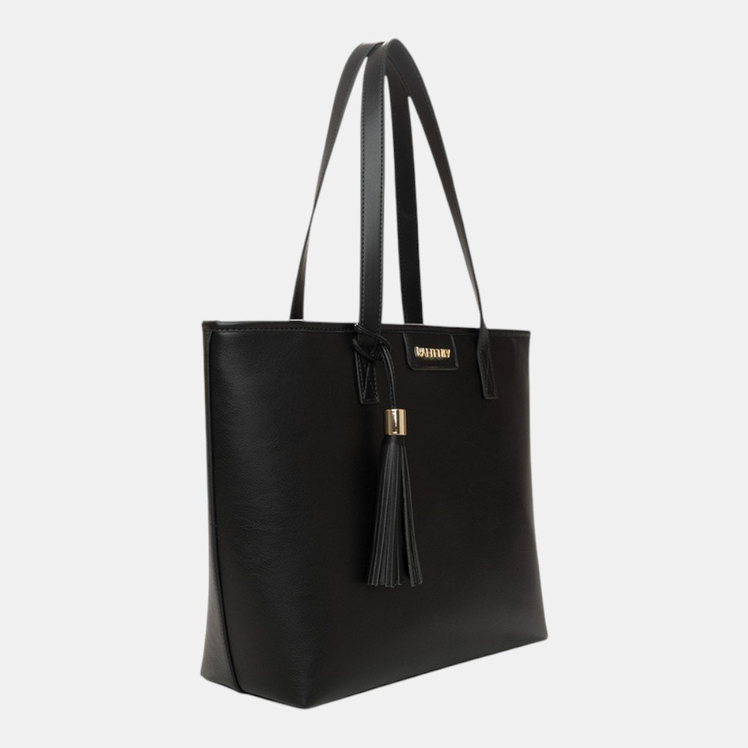 Bolsa Rafitthy Tote Tassel Essential Preta Preto 3