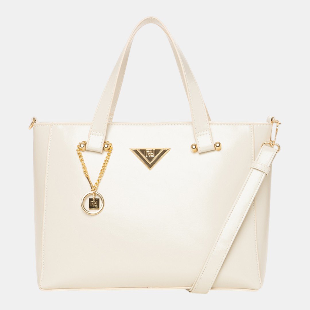 Bolsa Rafitthy Satchel Icon Charm Areia