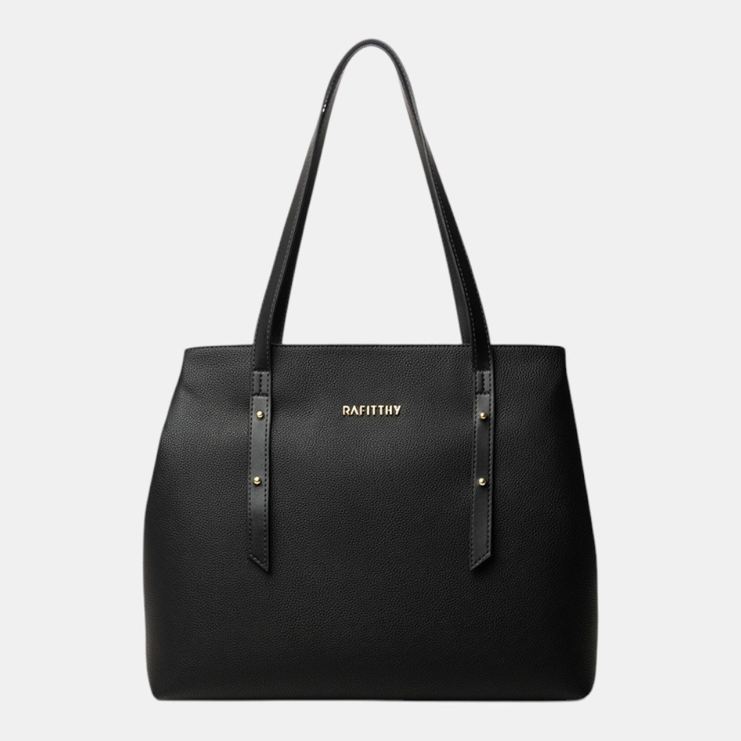 Bolsa Rafitthy Tote Minimal Luxe Preta