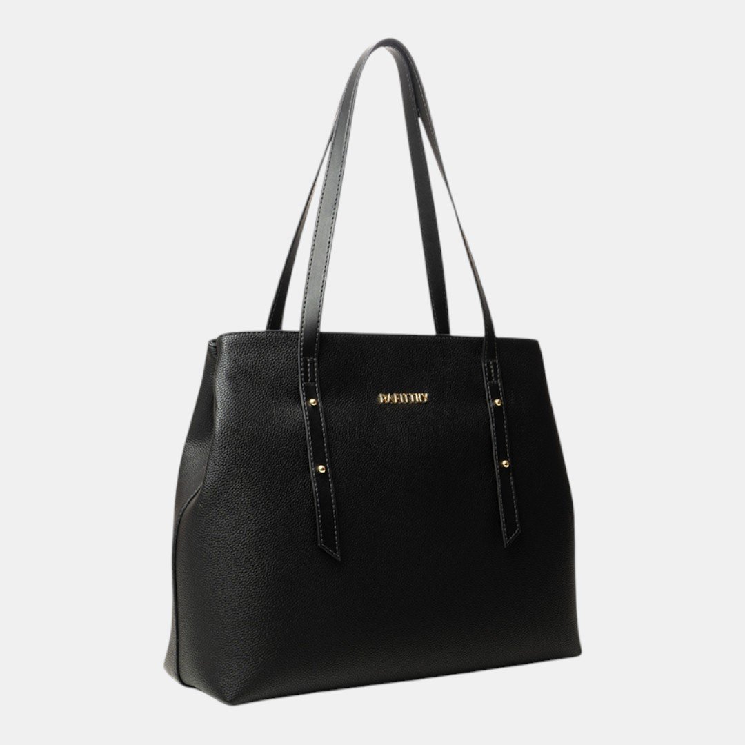 Bolsa Rafitthy Tote Minimal Luxe Preta Preto 2
