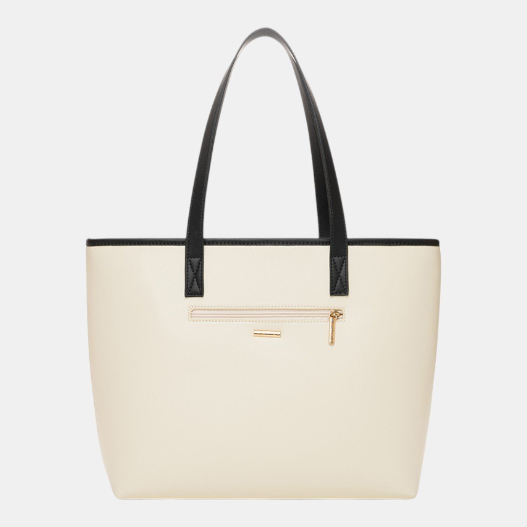 Bolsa Rafitthy Tote Tassel Essential Off com Preto Preto 4