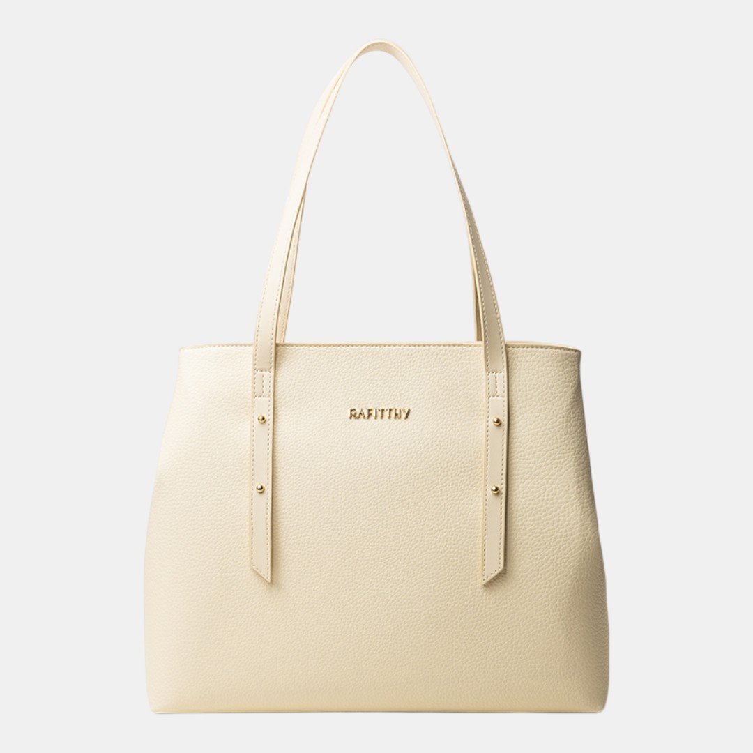 Bolsa Rafitthy Tote Minimal Luxe Off White