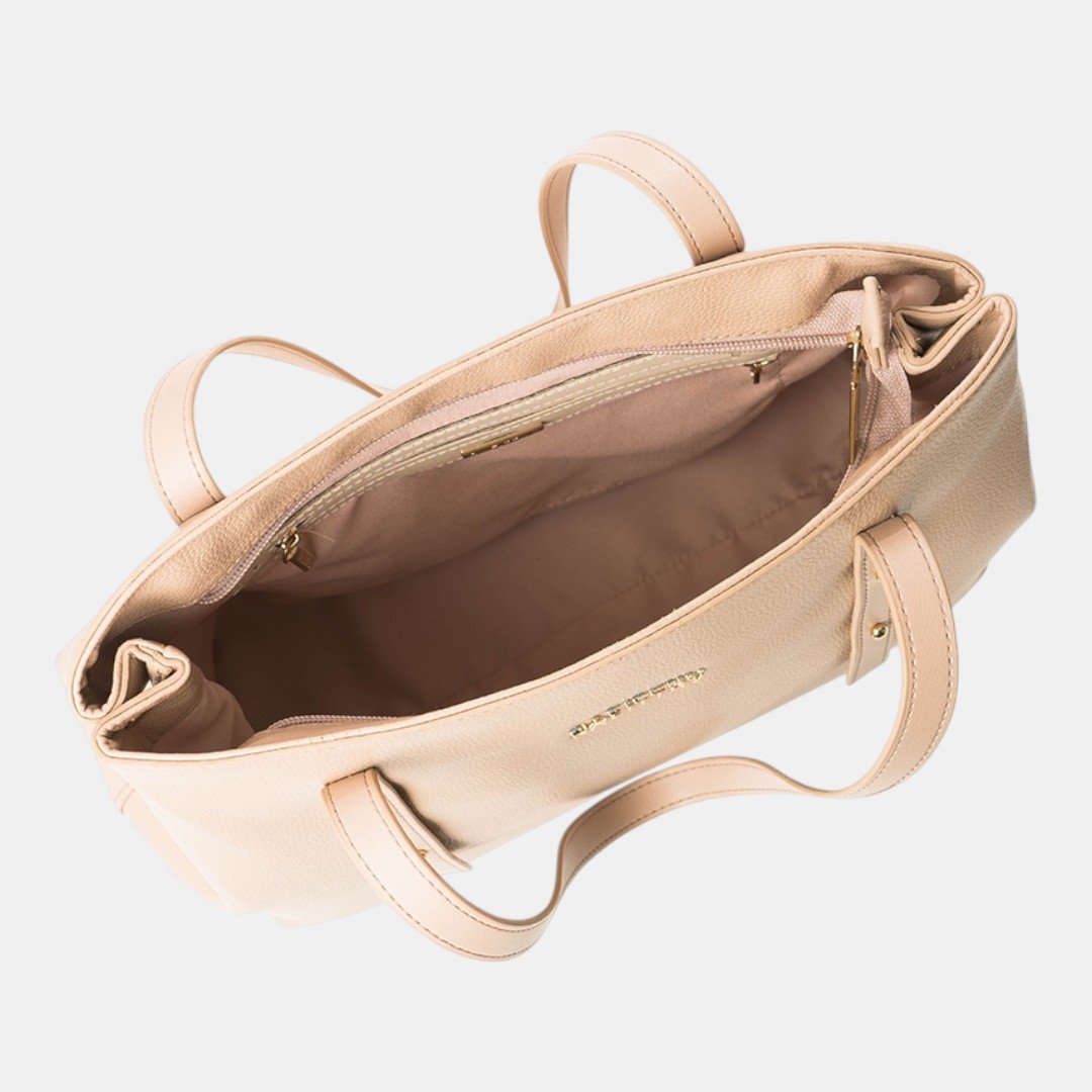 Bolsa Rafitthy Tote Minimal Luxe Nude Marrom 4
