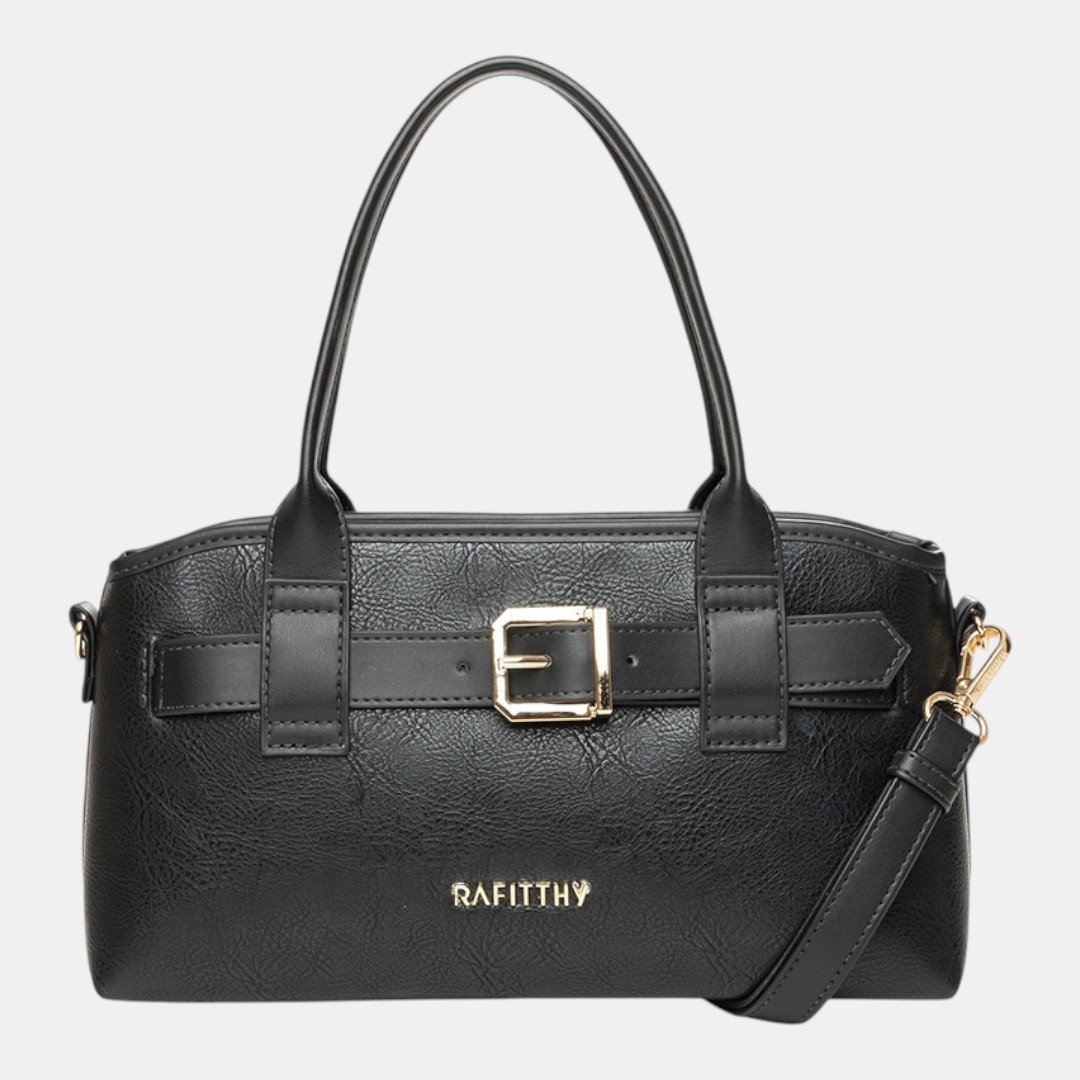 Bolsa Rafitthy Satchel Belt Chic Preto