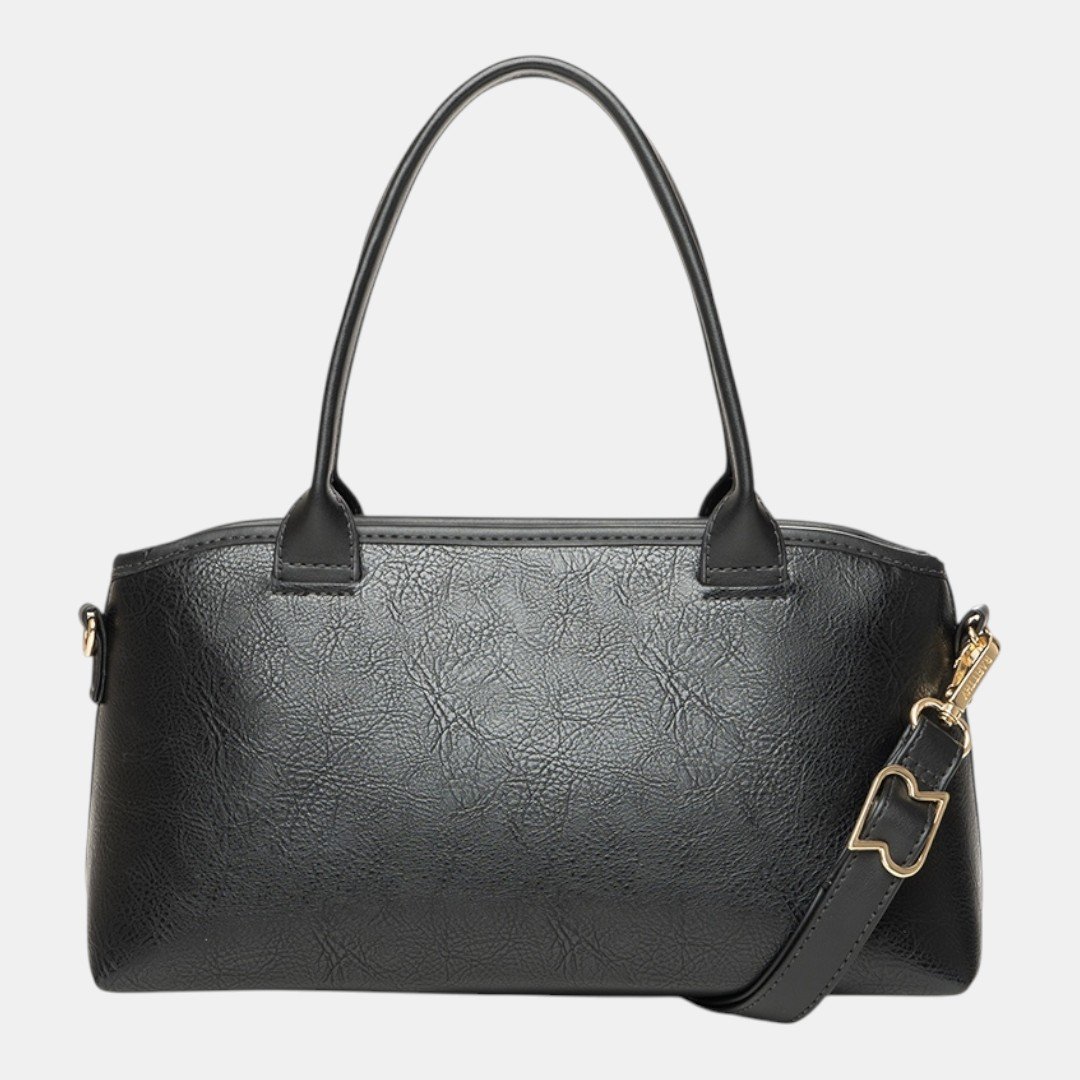 Bolsa Rafitthy Satchel Belt Chic Preto Preto 4