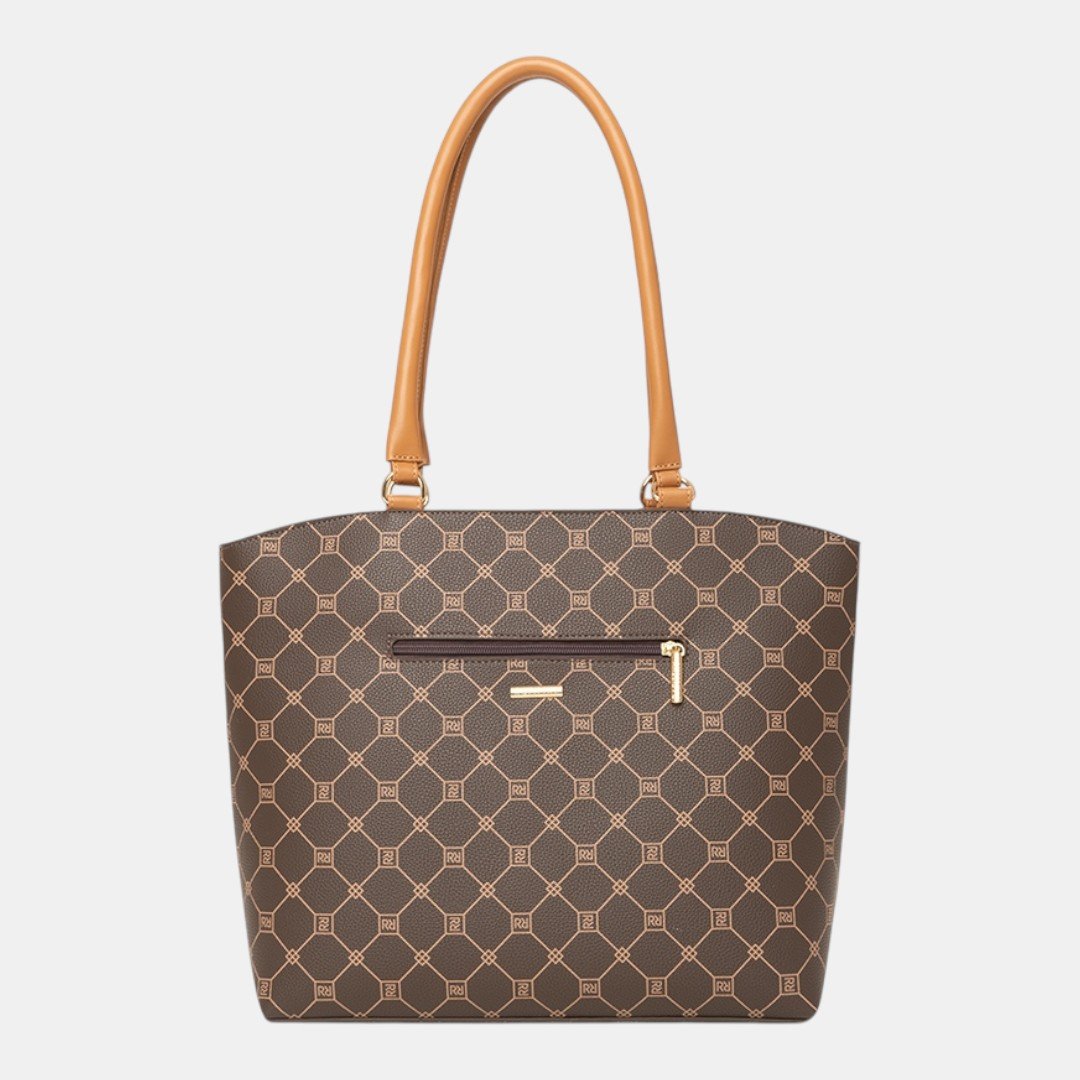 Bolsa Rafitthy Tote Classic Line Marrom Marrom 4