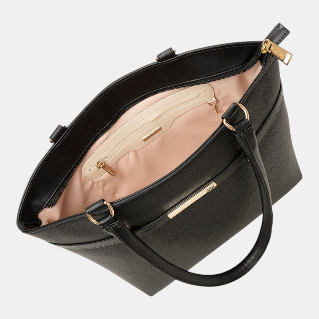 Bolsa Rafitthy Tote Classic Line Preta Preto 5