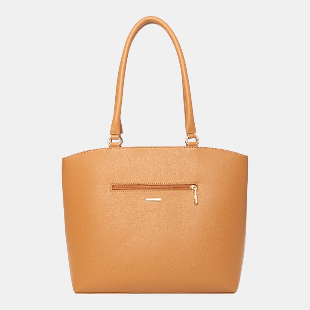 Bolsa Rafitthy Tote Classic Line Caramelo Marrom 4