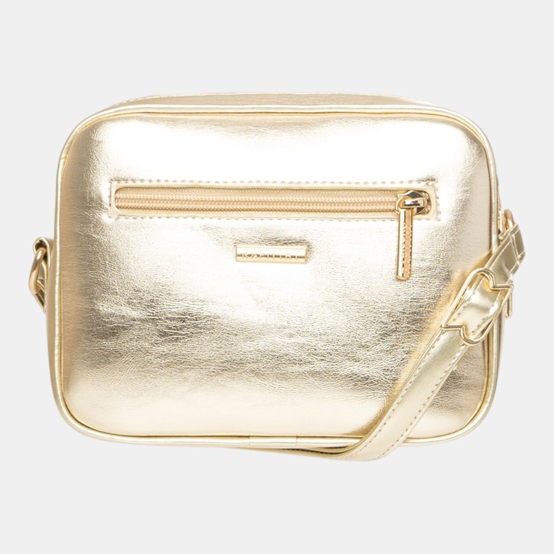 Mini Bolsa Rafitthy Camera Bag Tassel Chic Dourada Dourado 4
