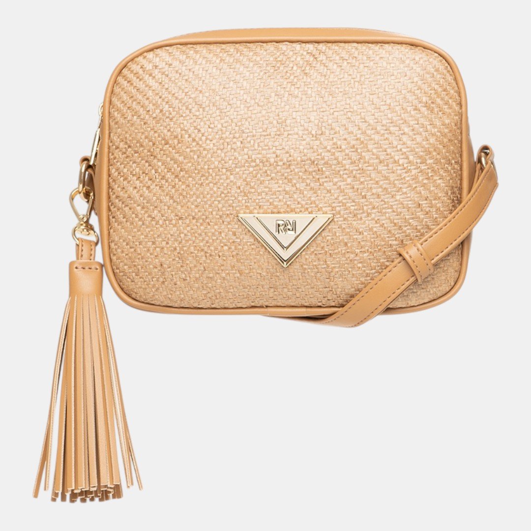Mini Bolsa Rafitthy Camera Bag Tassel Chic Nude