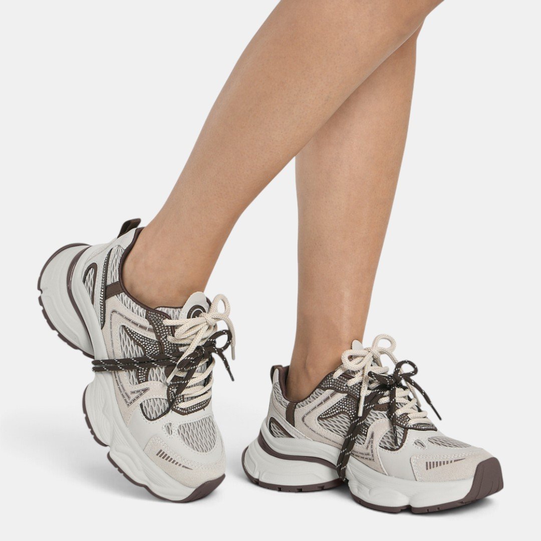 Tênis Via Marte Feminino Off White com Marrom Branco 7